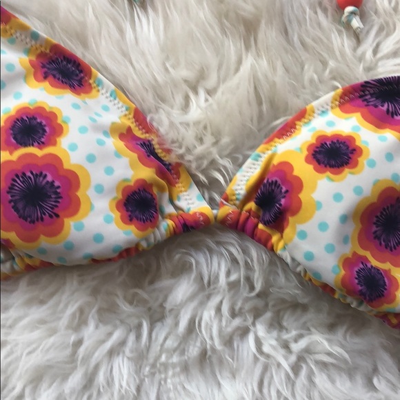 Aeropostale Floral Polka Dot Bikini - XS - Picture 2 of 10